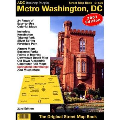 Metro Washington, D.c., Street Map Book (Adc The Map People Washington D.c. Street Map Book)
